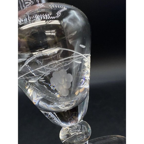 Home Essentials And Beyond Etched Grapes Glass Vinegar / Oil Cruet Single - Picture 3 of 8